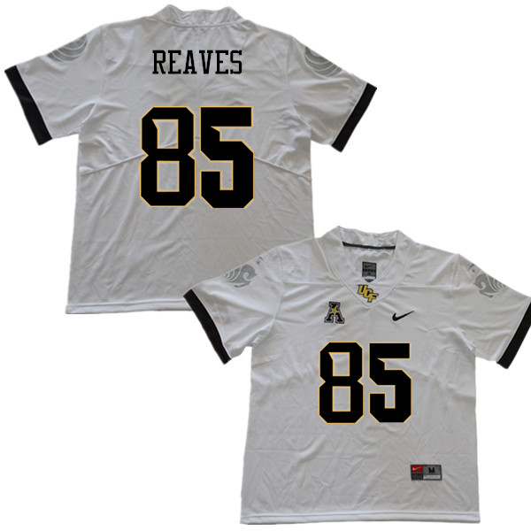 Men #85 Tristan Reaves UCF Knights College Football Jerseys Sale-White